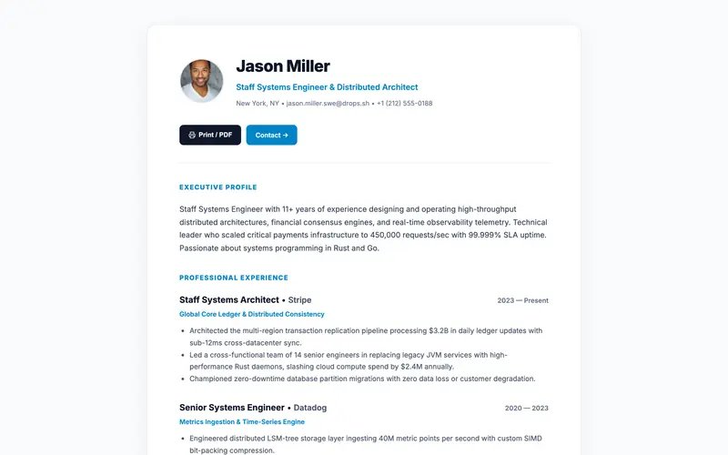 CV/Resume