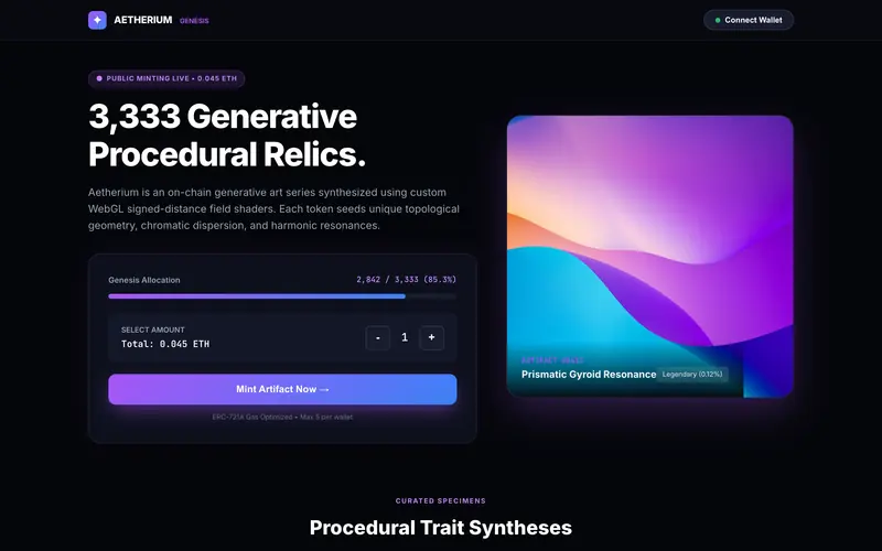Token Landing Page